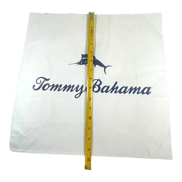 Tommy Bahama White Shopping Bags  16 X 15  Set Of 2 Empty Tote Gift Package - Picture 5 of 5